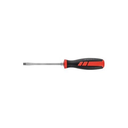 Holex Screwdriver for flat head, with power grip, Blade width: 5.5mm 660701 5,5
